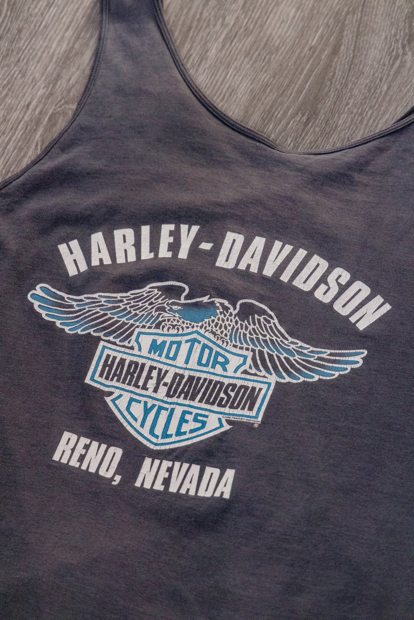 Vintage 80s Harley Davidson tank top Reno Nevada