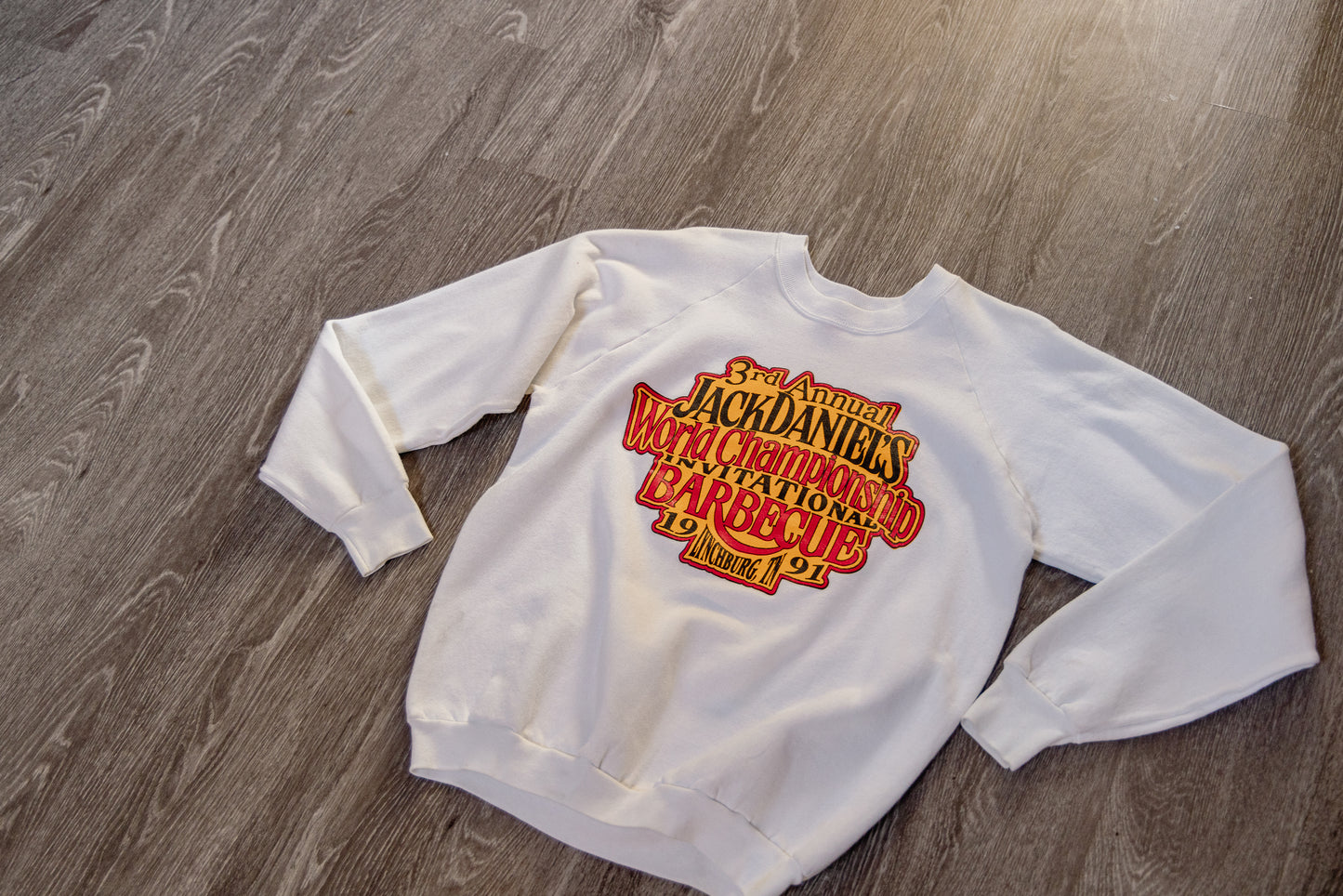 Vintage 90s jack Daniels World championship invitational barbecue crewneck