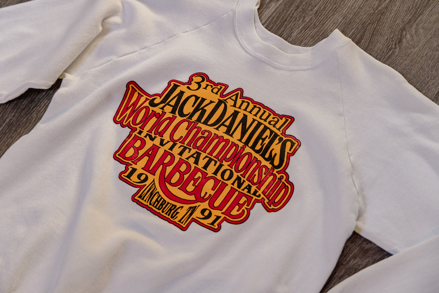 Vintage 90s jack Daniels World championship invitational barbecue crewneck