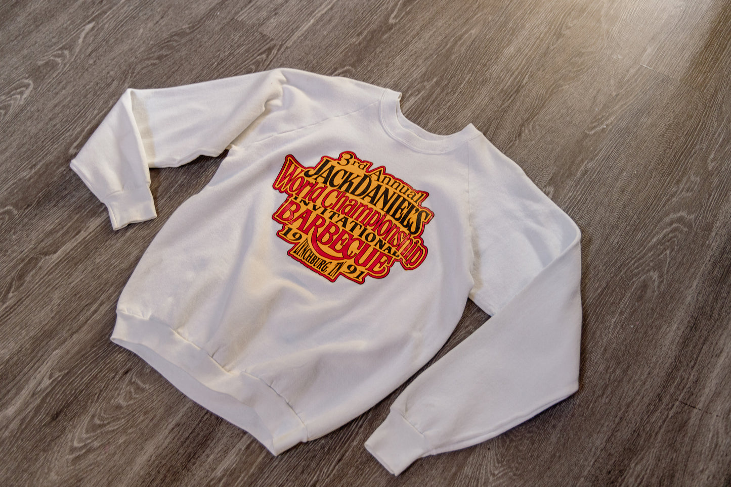 Vintage 90s jack Daniels World championship invitational barbecue crewneck