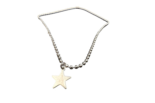 Star Necklace with ball chain