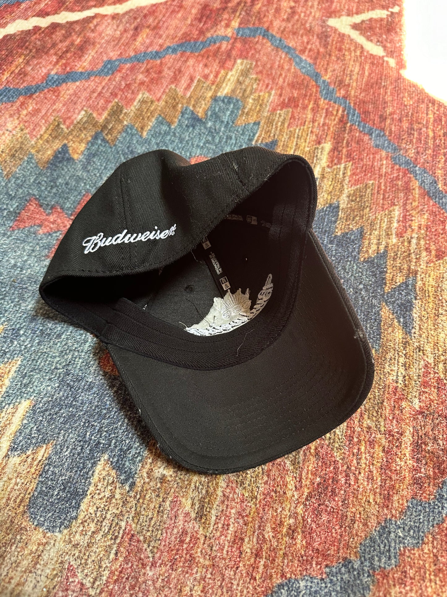 Signed Y2K Budweiser racing fitted hat